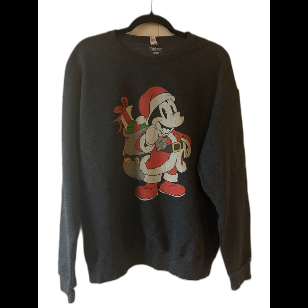 Jerzees Disney Mickey Mouse Christmas Crewneck